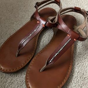 Brown American Eagle Sandals
